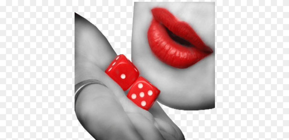 Casino Dice Amp Playing Cards Red Lips With Dice, Baby, Person, Game Free Transparent Png