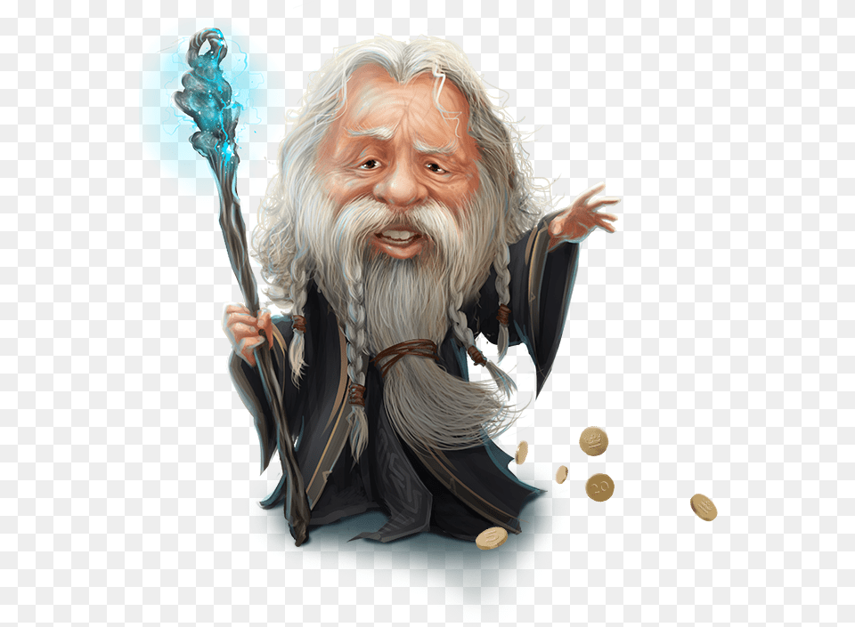 Casino Heroes Gandalf Casino Heroes, Face, Head, Person, Photography Free Png