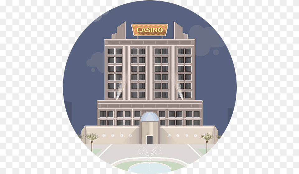 Casino House Edge Icon Fountain, City, Urban, Architecture, Building Free Transparent Png