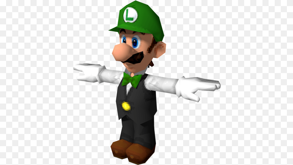 Casino Luigi T Pose, Baby, Person, Accessories, Formal Wear Free Png