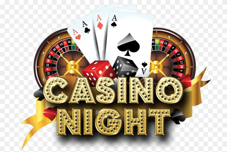 Casino Night Logo, Game, Gambling Png Image