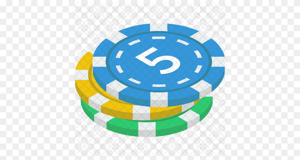 Casino Poker Chips Icon Circle, Game, Disk, Gambling Free Png