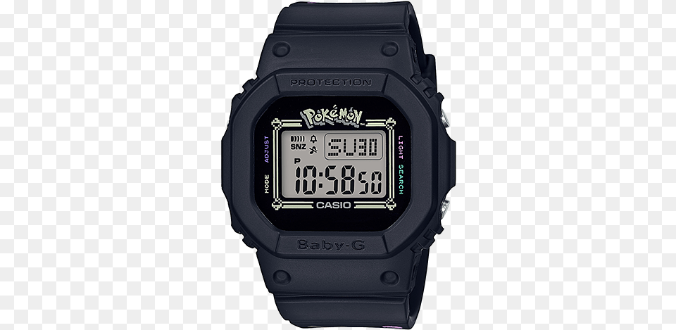 Casio Baby G 25th Anniversary X Pokemon Pikachu Bgd560pkc Casio Baby G Pokemon, Digital Watch, Electronics, Wristwatch, Arm Free Png Download