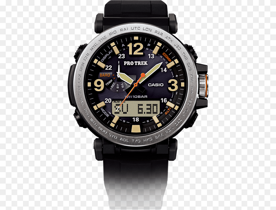 Casio Mens Outdoor Watch Pro Trek, Wristwatch, Arm, Body Part, Person Free Png Download