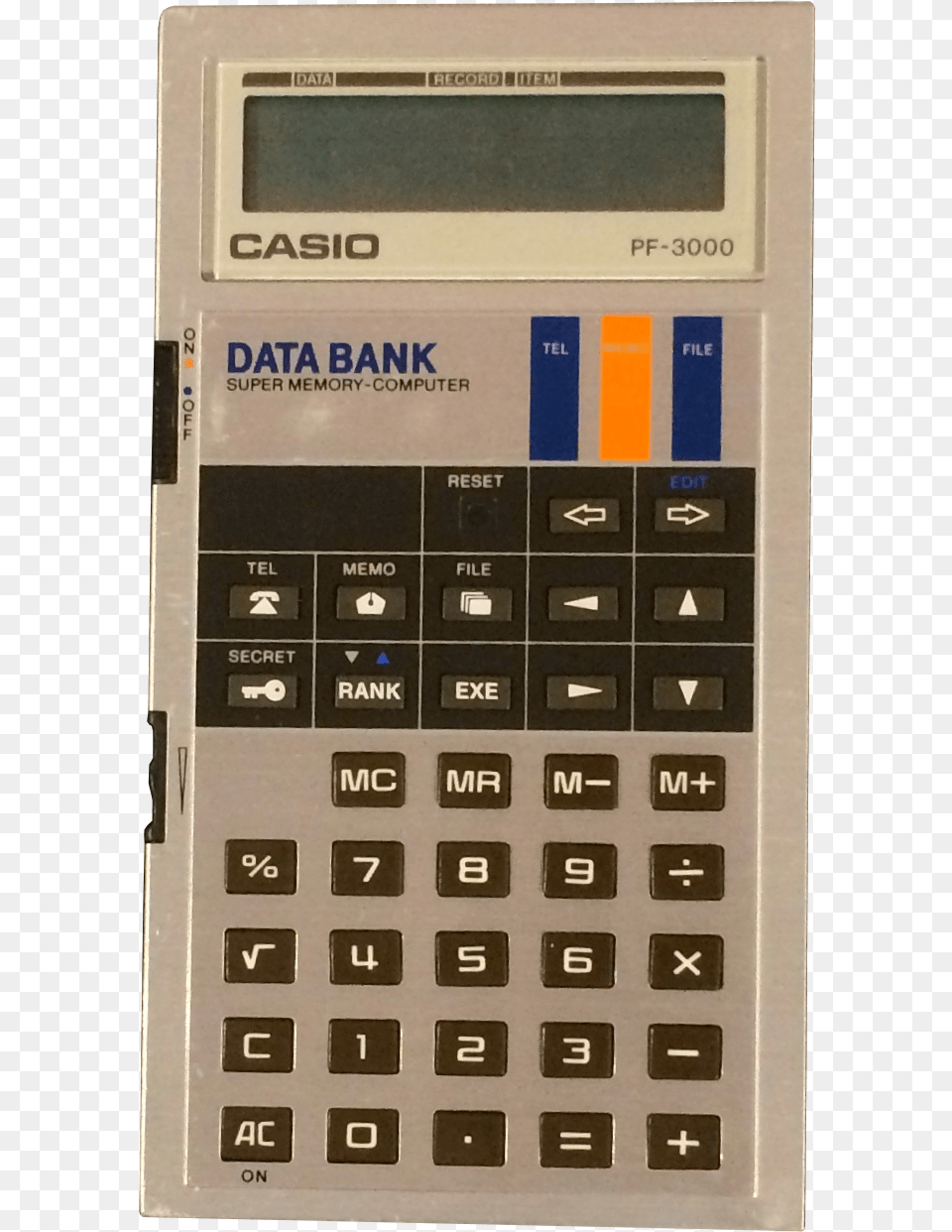 Casio Pf 3000 Calculator Casio Pf, Electronics, Mobile Phone, Phone Png Image