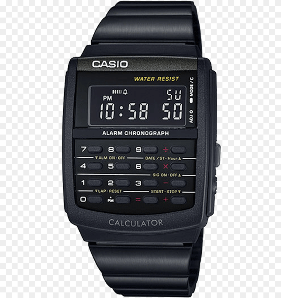 Casio Vintage Digital Calculator Watch New Casio Calculator Watch, Electronics, Wristwatch, Arm, Body Part Png Image