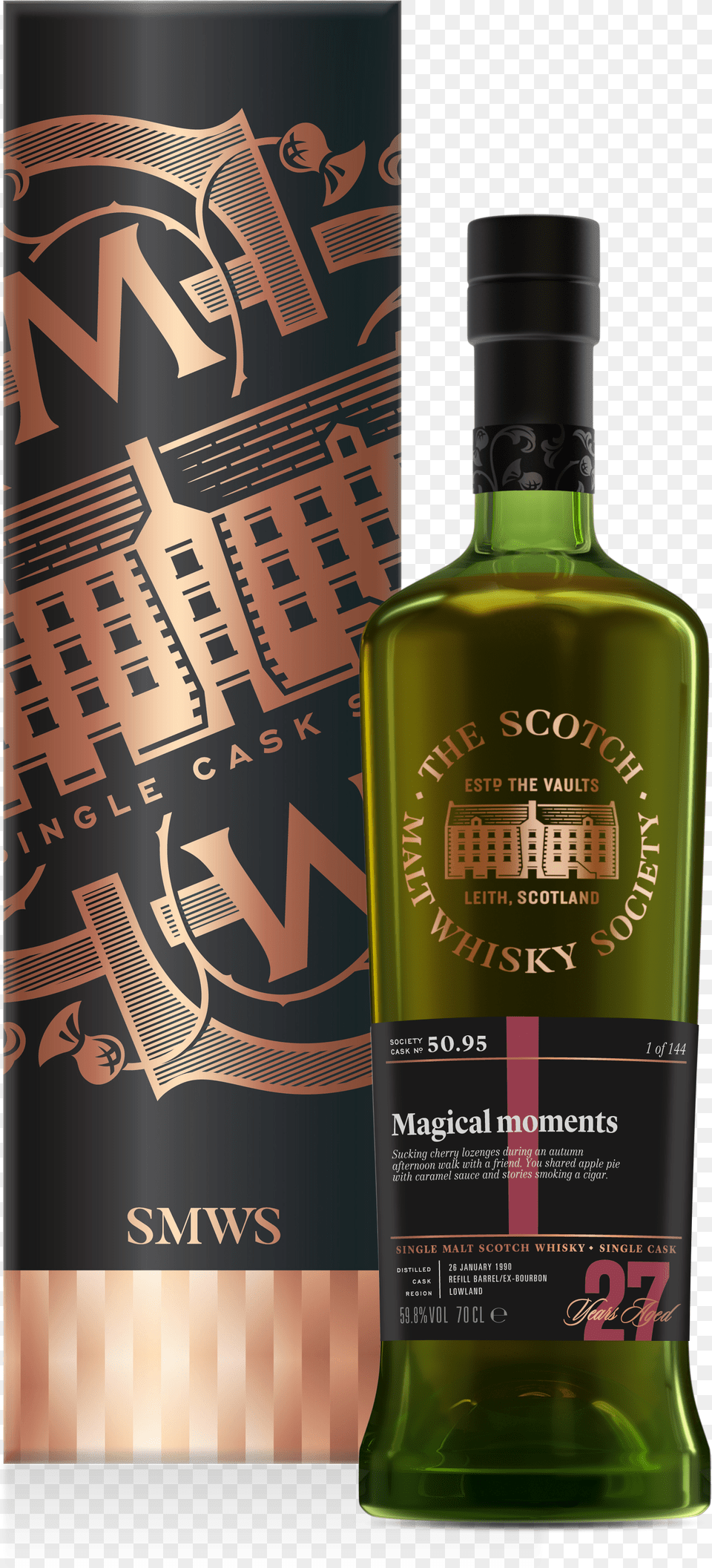 Cask No 50 Smws Vaults Collection, Alcohol, Beverage, Liquor, Whisky Free Transparent Png