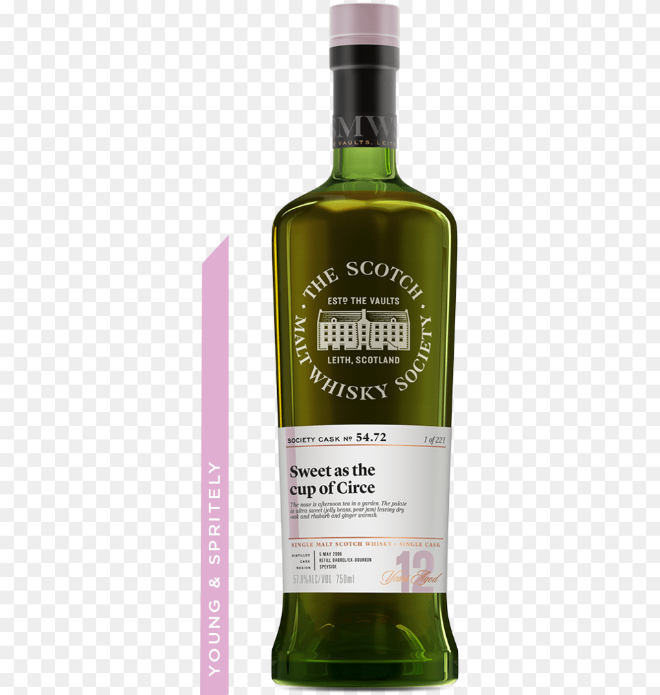 Cask No 54 Smws, Alcohol, Beverage, Liquor, Bottle Png Image