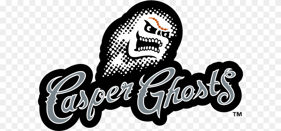 Casper Brandiose Casper Ghosts Baseball, Text, Face, Head, Logo Free Transparent Png