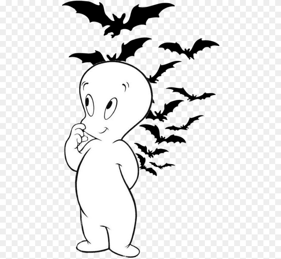 Casper Drawing Animated U0026 Clipart Bats Flying, Baby, Person, Face, Head Free Transparent Png