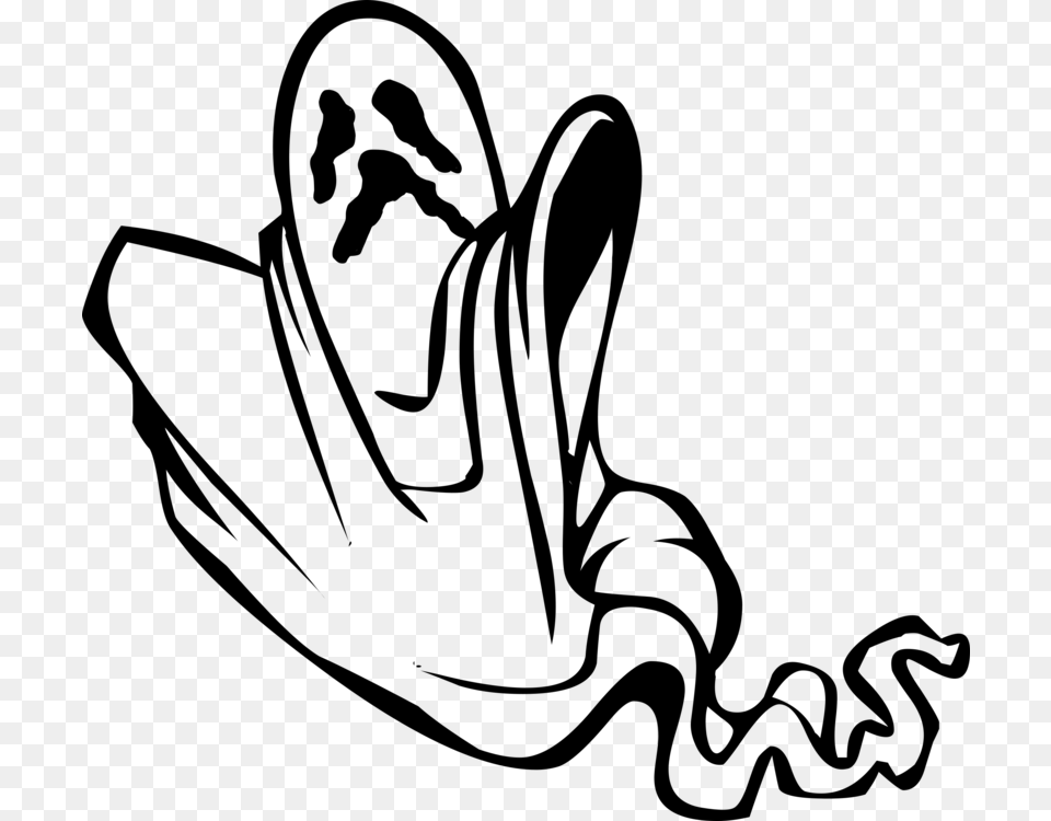 Casper Ghost Computer Icons Drawing Monster, Gray Free Transparent Png