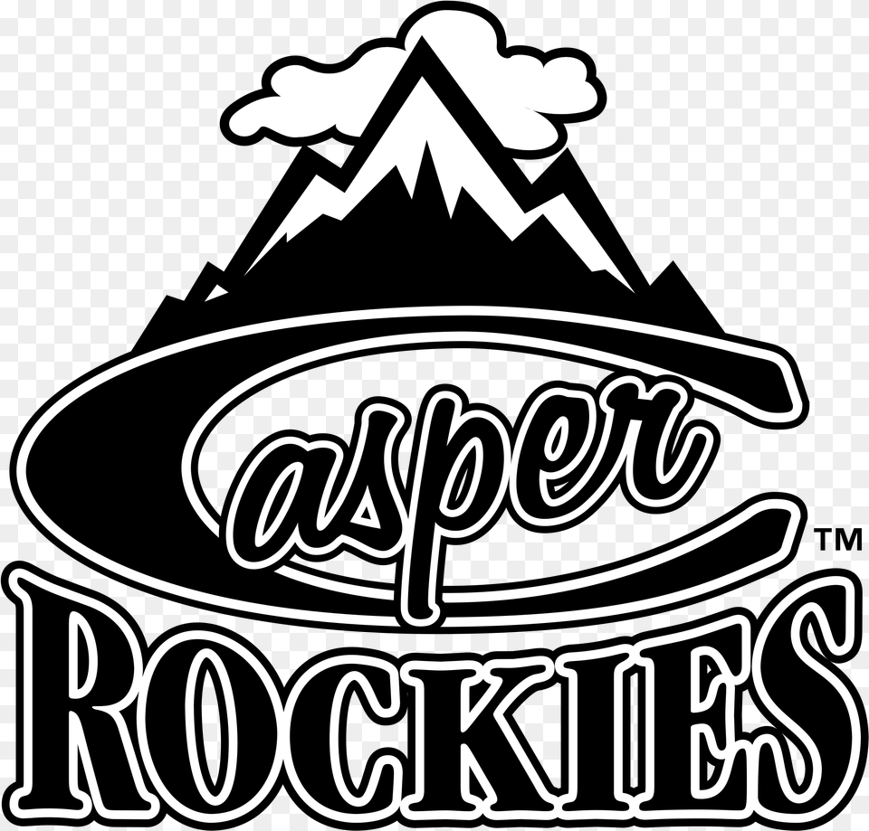 Casper Rockies Logo Casper, Dynamite, Weapon, Text Free Transparent Png