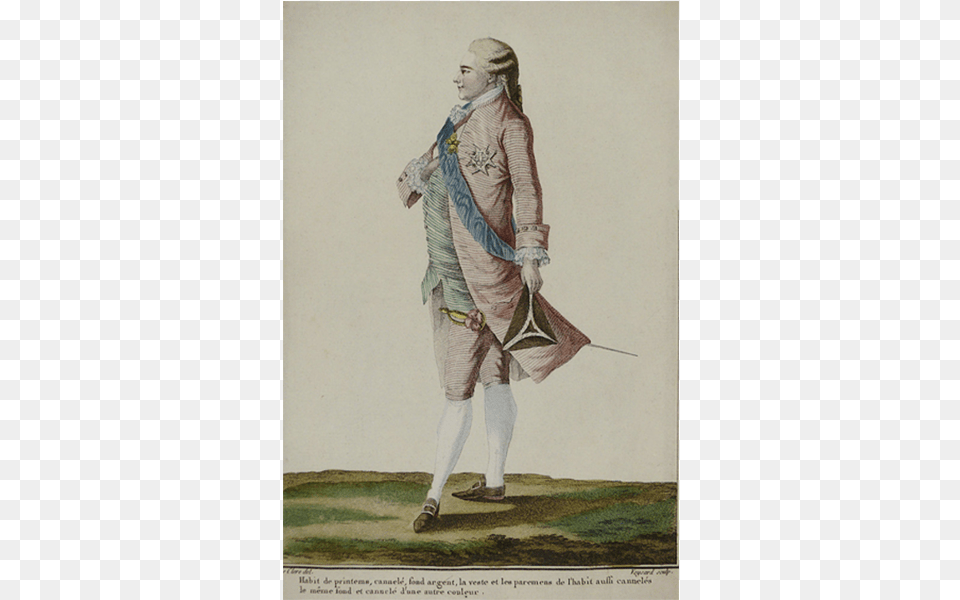 Cass 1 2 Gallerie Des Modes Et Costumes Franais 1778 O, Adult, Person, Painting, Man Free Png