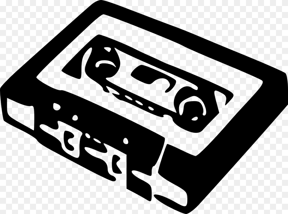 Cassette Clipart, Gray Png Image