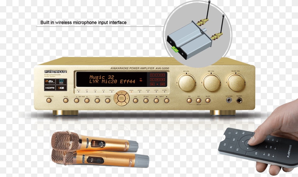 Cassette Deck, Electronics, Electrical Device, Microphone, Remote Control Free Transparent Png