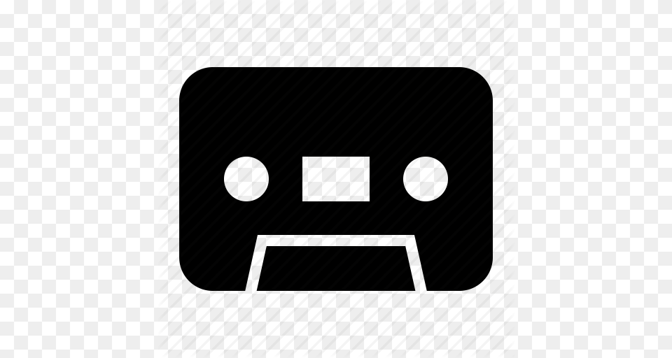 Cassette Device Electronics Hardware Mixtape Storage Tape Icon, Cushion, Home Decor, Firearm, Weapon Free Png Download
