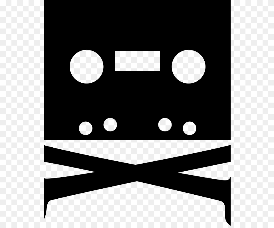 Cassette Jolly Roger, Gray Free Transparent Png