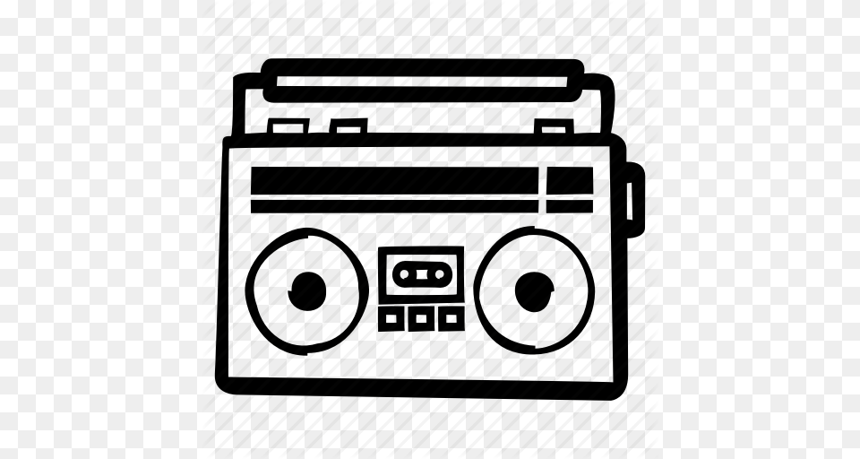 Cassette Music Old Radio Recorder Icon, Architecture, Building, Electronics Free Transparent Png