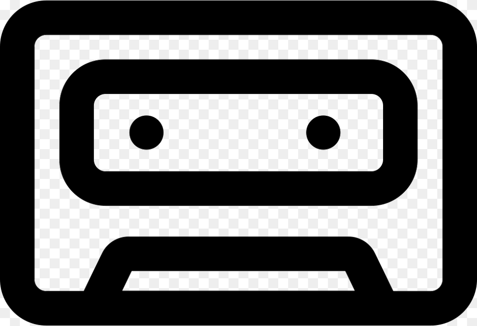 Cassette Outline Icon Download Free Png