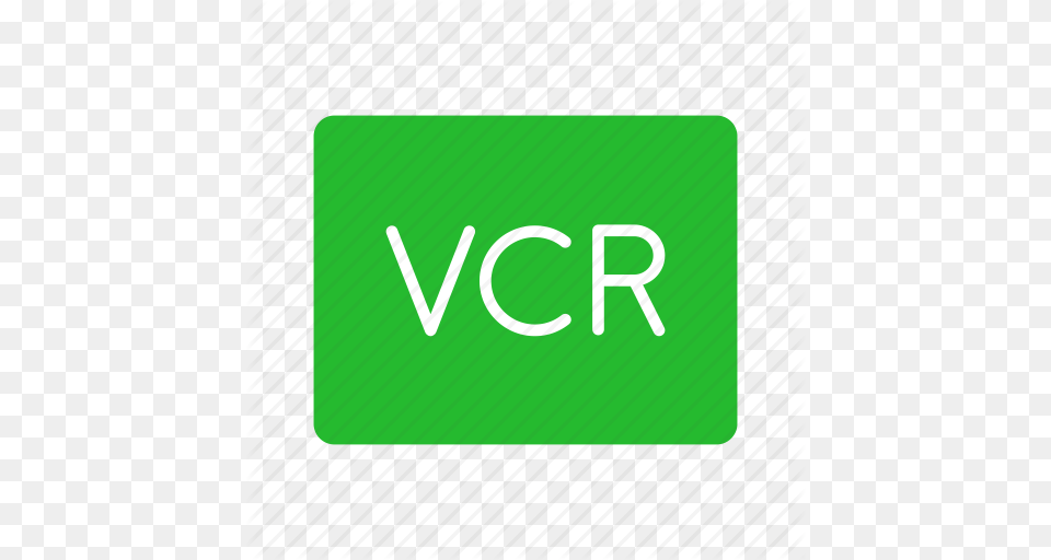 Cassette Recorder Vcr Video Cassette Icon, Green, Light, Logo, Business Card Free Png