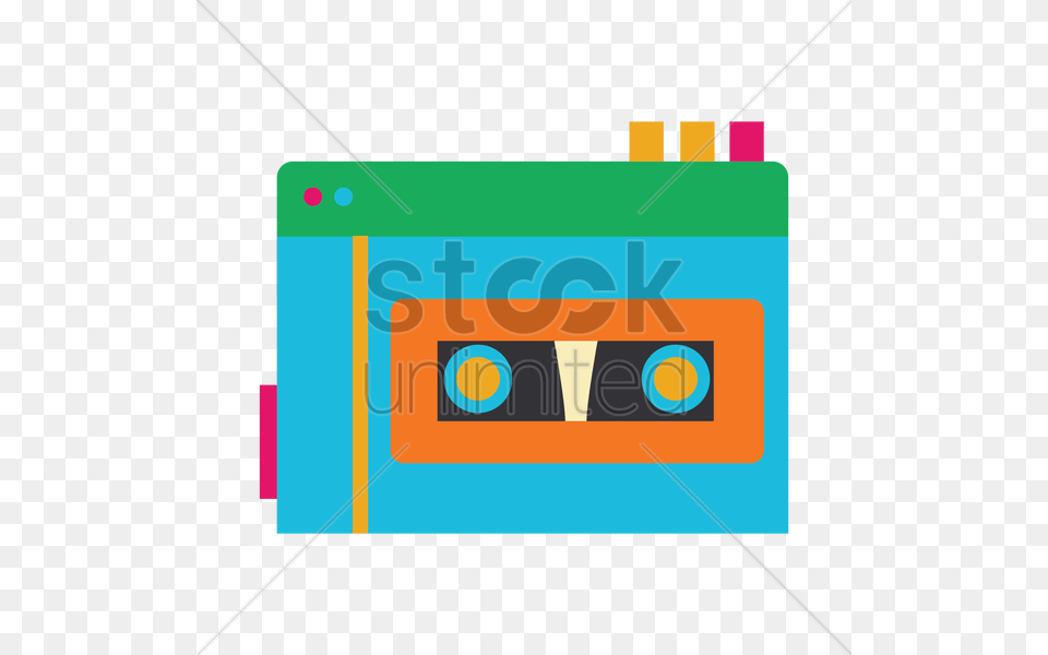 Cassette Tape Player Vector Png Image