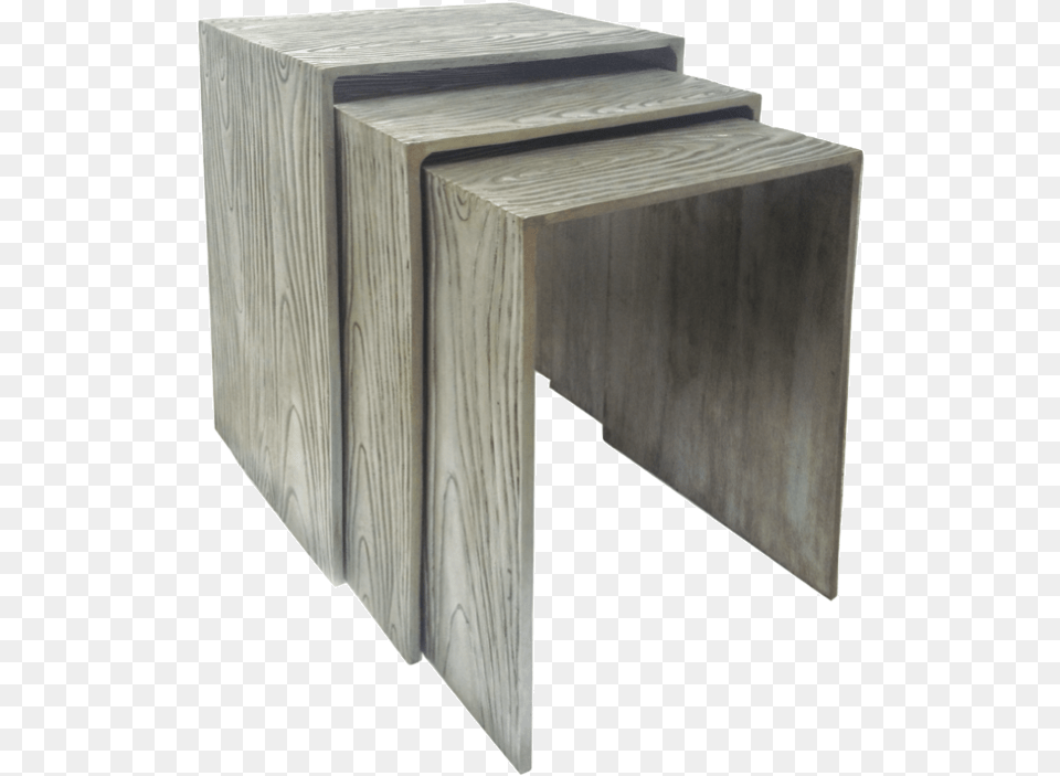 Cast Aluminum Wwood Grain Texture Finishes Tuck Oly Wood Grain Metal Nesting Tables Pair, Furniture, Plywood, Table, Coffee Table Free Transparent Png