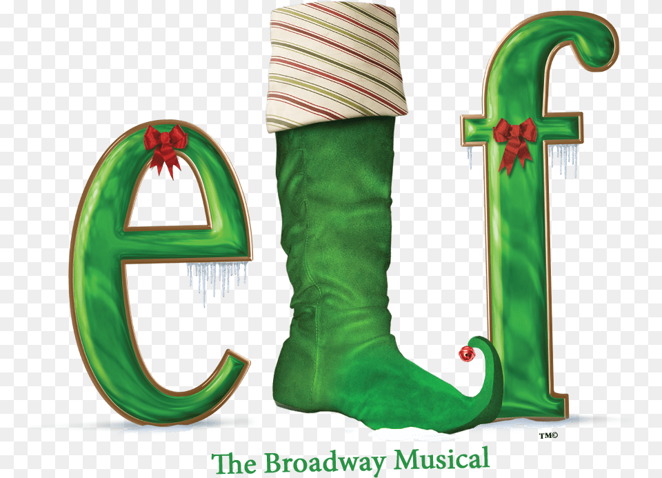 Cast Elf The Musical Elf The Musical 2018, Clothing, Footwear, Shoe, Christmas Free Png Download