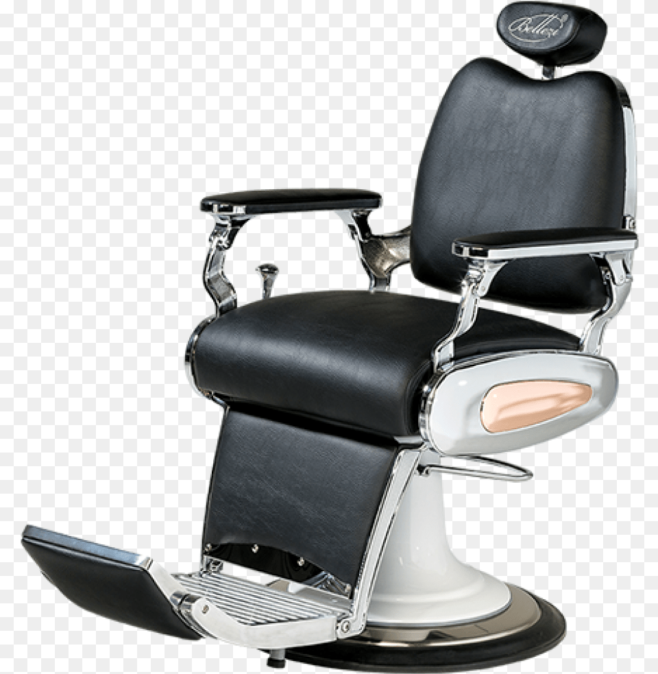 Castellano Black Belmont Clipper Barber Chair, Cushion, Furniture, Home Decor, Barbershop Free Png