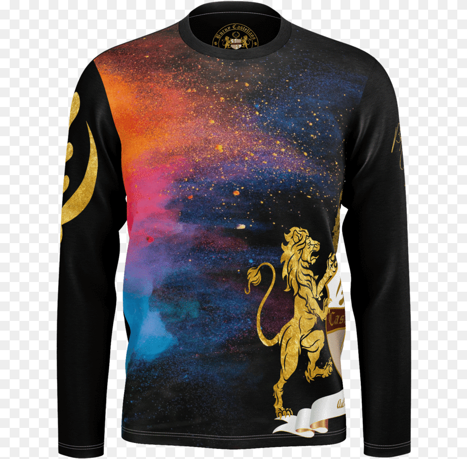 Castellano Color Explosion Season Long Sleeved T Shirt, Clothing, Coat, Jacket, Long Sleeve Free Transparent Png