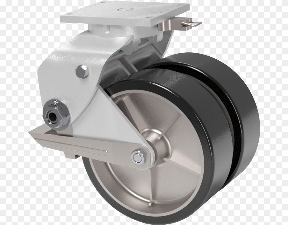 Caster Wheel With Suspension, Machine, Spoke Png Image