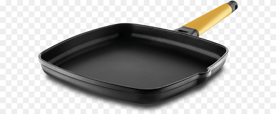 Castey Classic Yellow Griddle Yellow Handle Frying Pan, Cooking Pan, Cookware, Frying Pan, Blade Png Image