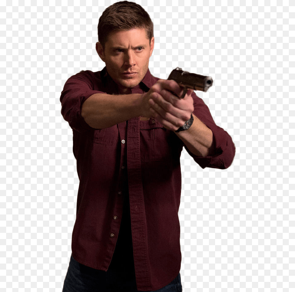 Castiel Darkness Dean Crowley Oscuridad Personajes Dean Winchester, Firearm, Gun, Handgun, Weapon Png