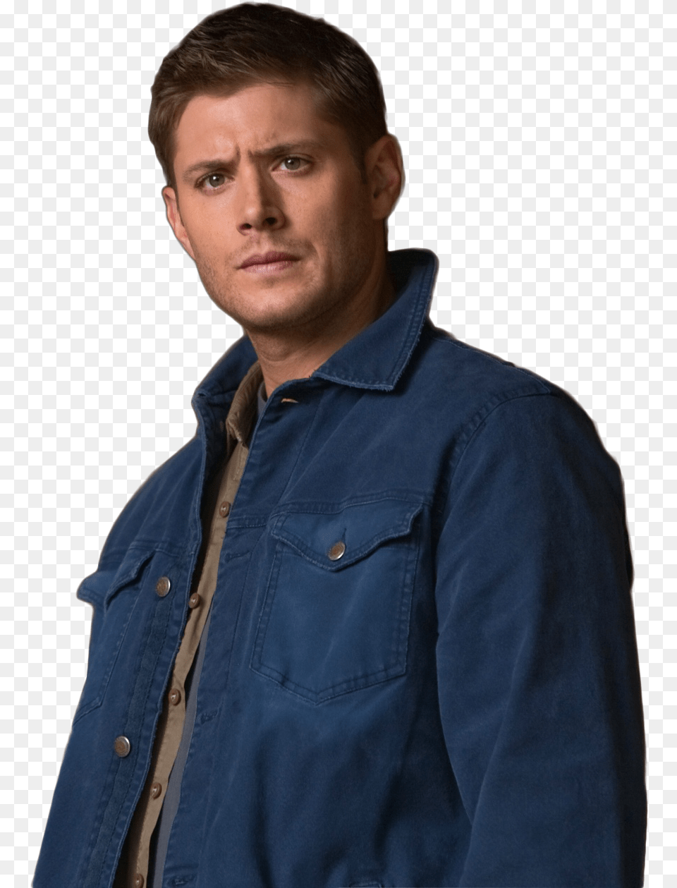 Castiel Transparent Dean Winchester Blue Shirt, Sleeve, Pants, Long Sleeve, Jacket Png Image