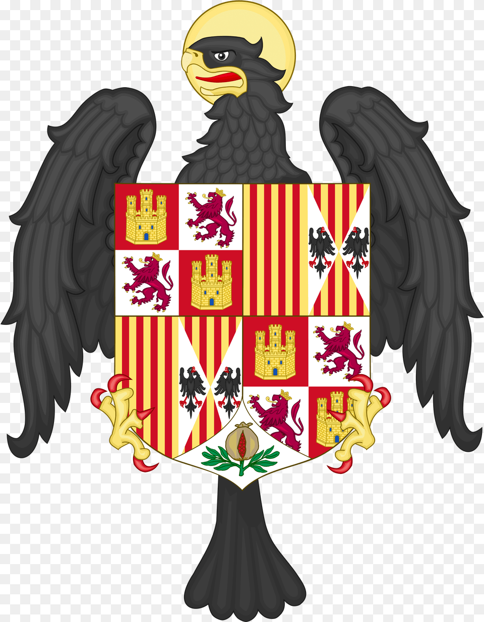 Castile Aragon Coat Of Arms, Armor, Adult, Bride, Female Png Image