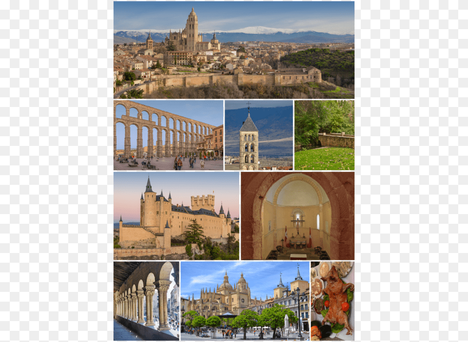 Castilla Y Leon Segovia, Art, Collage, City, Architecture Free Png