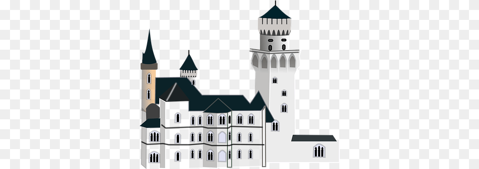Castle Architecture, Bell Tower, Building, Tower Free Png Download