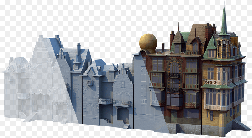 Castle, Architecture, Building, City, Sphere Png Image