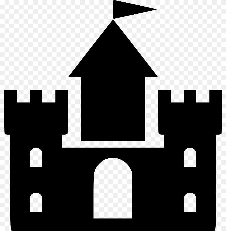 Castle Castle Icon, Stencil, People, Person Free Png Download