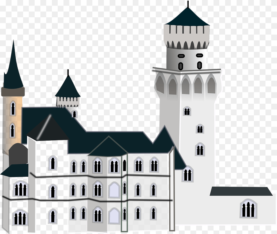 Castle Clip Art, Architecture, Building, Dome, Monastery Free Png Download