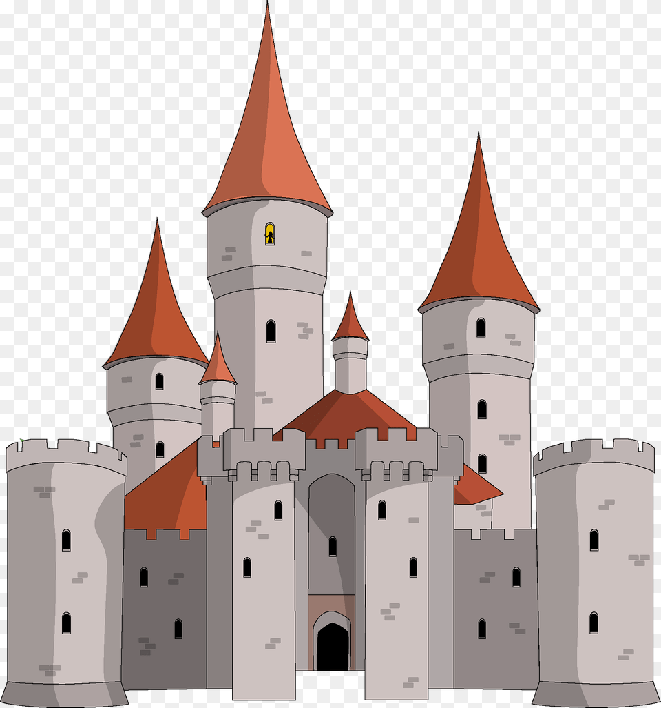 Castle Clipart, Architecture, Building, Fortress, Spire Png