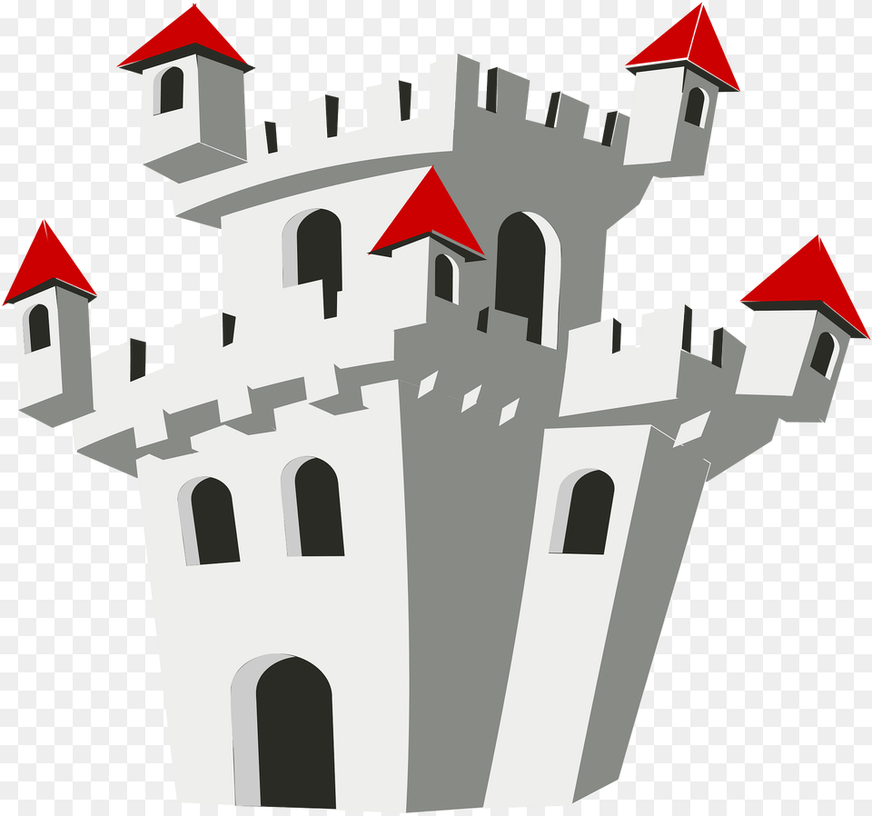 Castle Clipart, Architecture, Building, Fortress, Cross Free Png Download