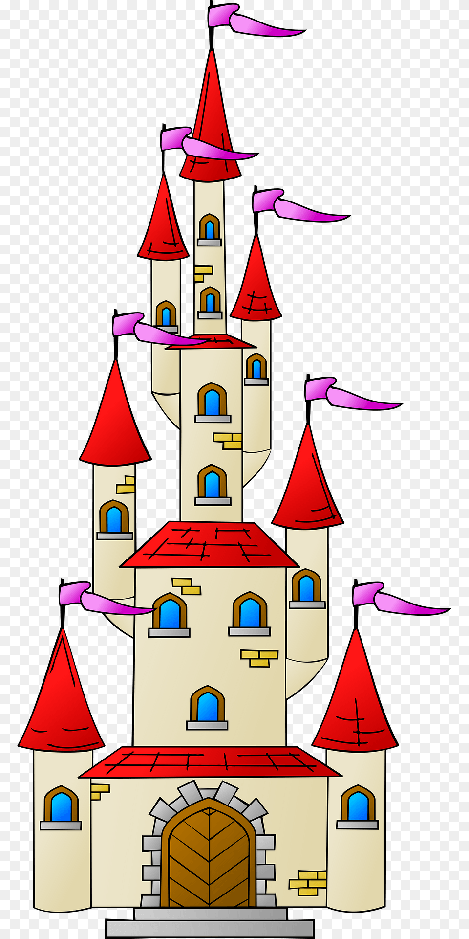 Castle Clipart, Architecture, Bell Tower, Building, Tower Png