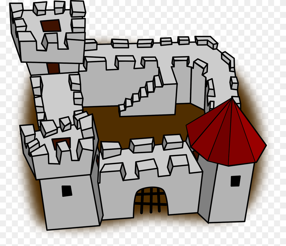 Castle Clipart, Architecture, Building, Fortress Free Png Download