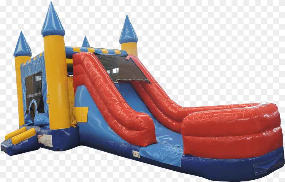 Castle Combo Standard Inflatable, Slide, Toy, Animal, Fish Free Png