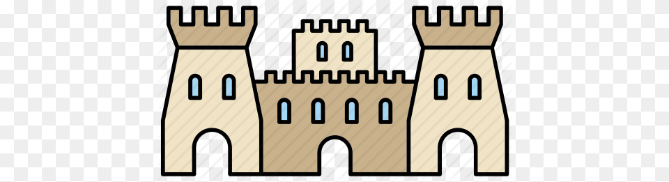Castle Construction Fortress Medieval Middle Ages Tower Wall, Arch, Architecture, Building, Scoreboard Png