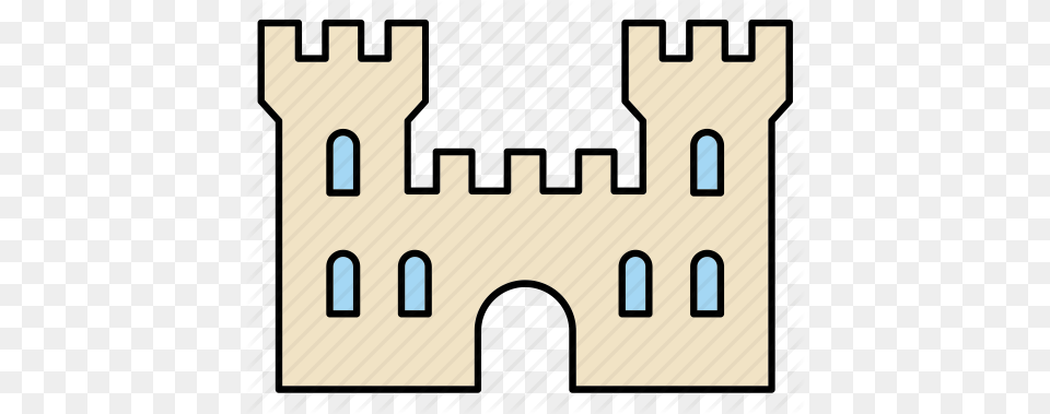 Castle Construction Fortress Medieval Middle Ages Tower Wall, Arch, Architecture, Scoreboard, Building Png Image