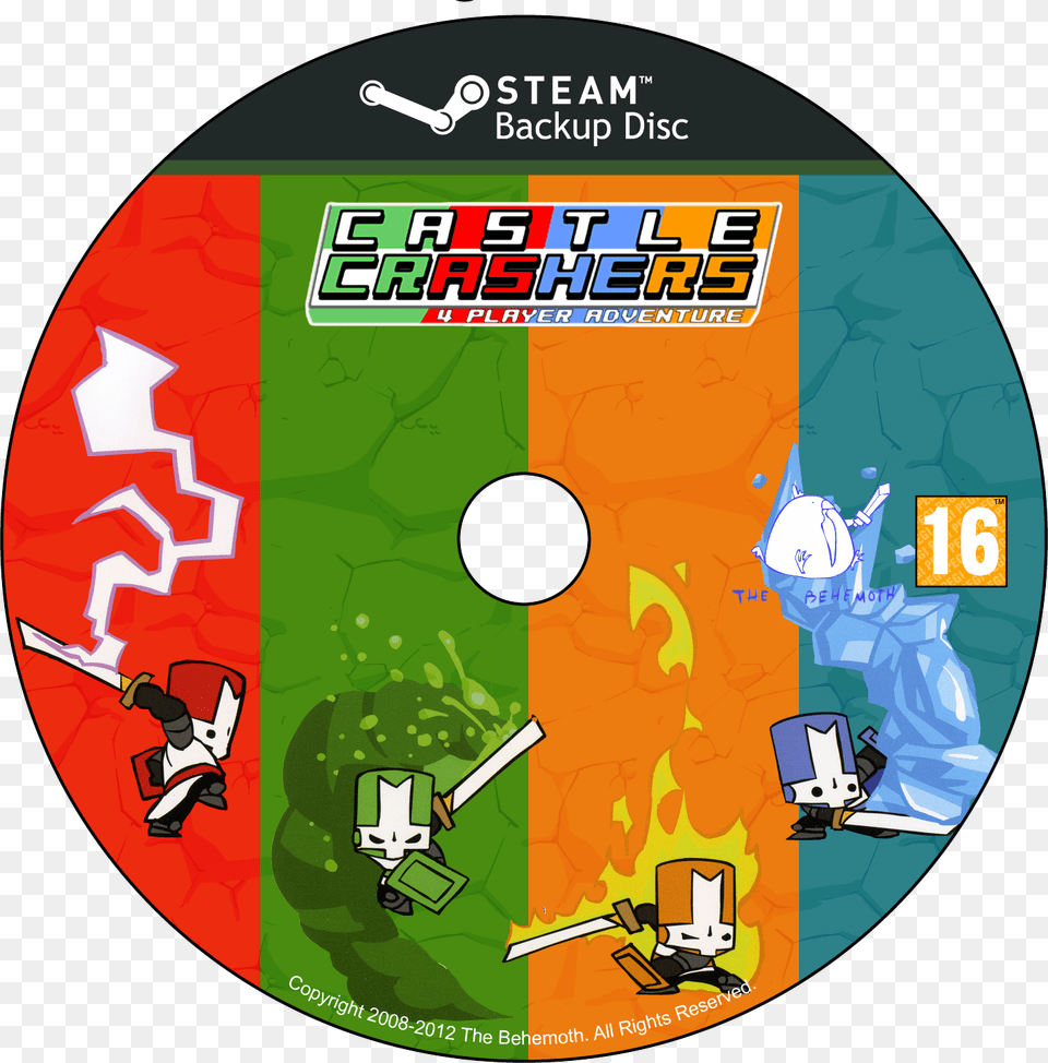 Castle Crashers, Disk, Dvd Png