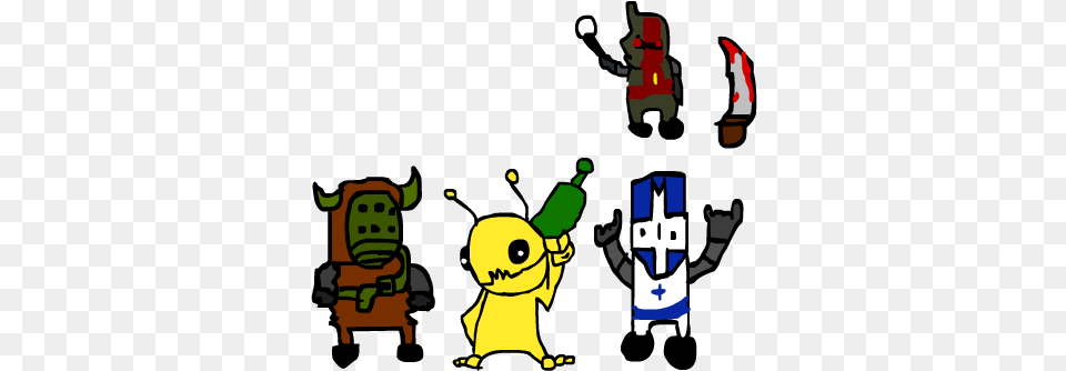 Castle Crashers Alien Hominid Castle Crashers, Person, Baby Free Png
