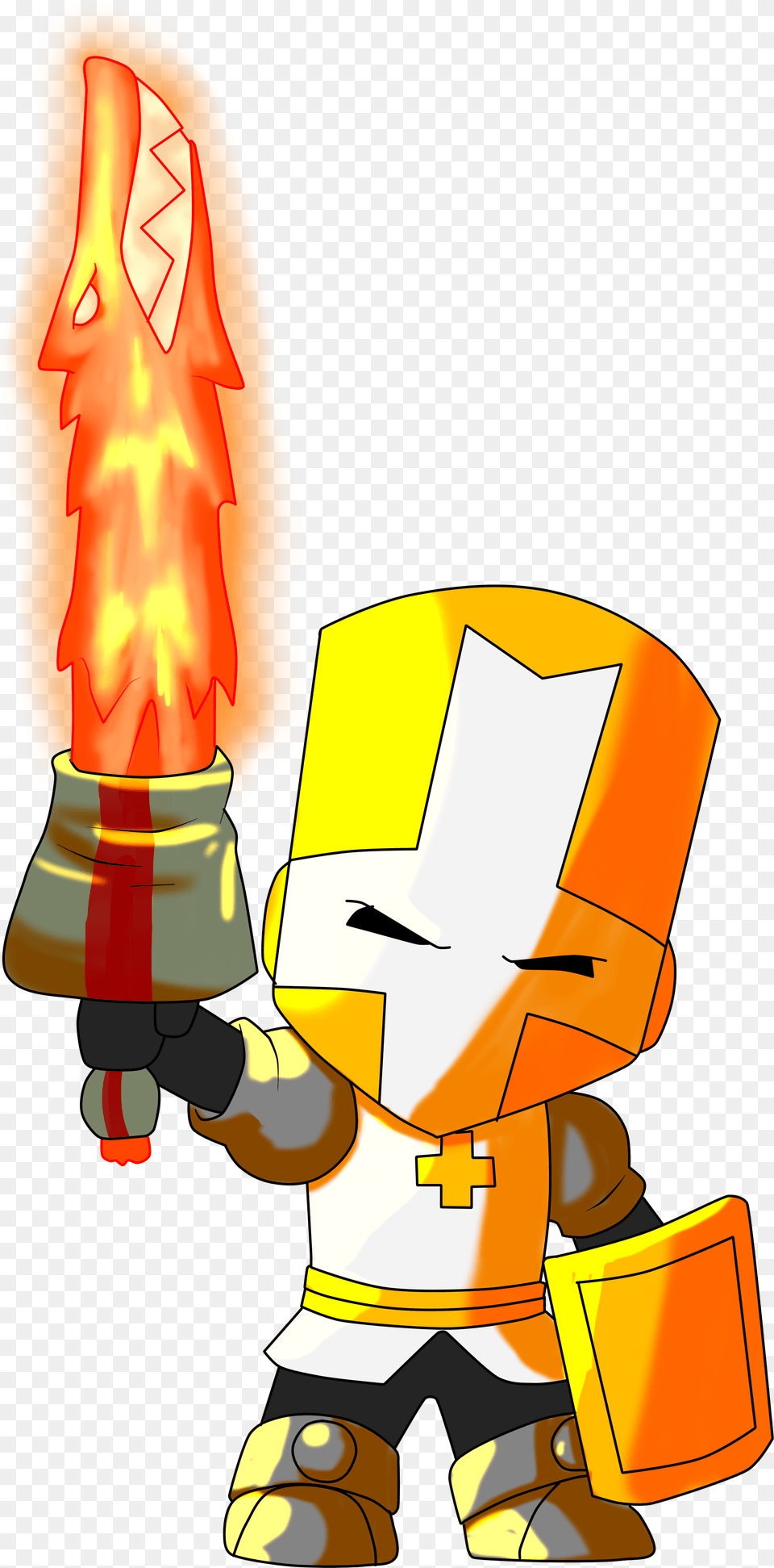 Castle Crashers Alien Hominid Knight Demon Sword The, Light, Person, Face, Head Free Transparent Png