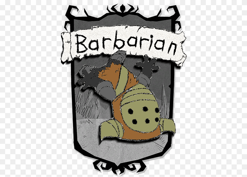 Castle Crashers Barbarian Don T Starve Woodie Skin, Baby, Person, Face, Head Free Png